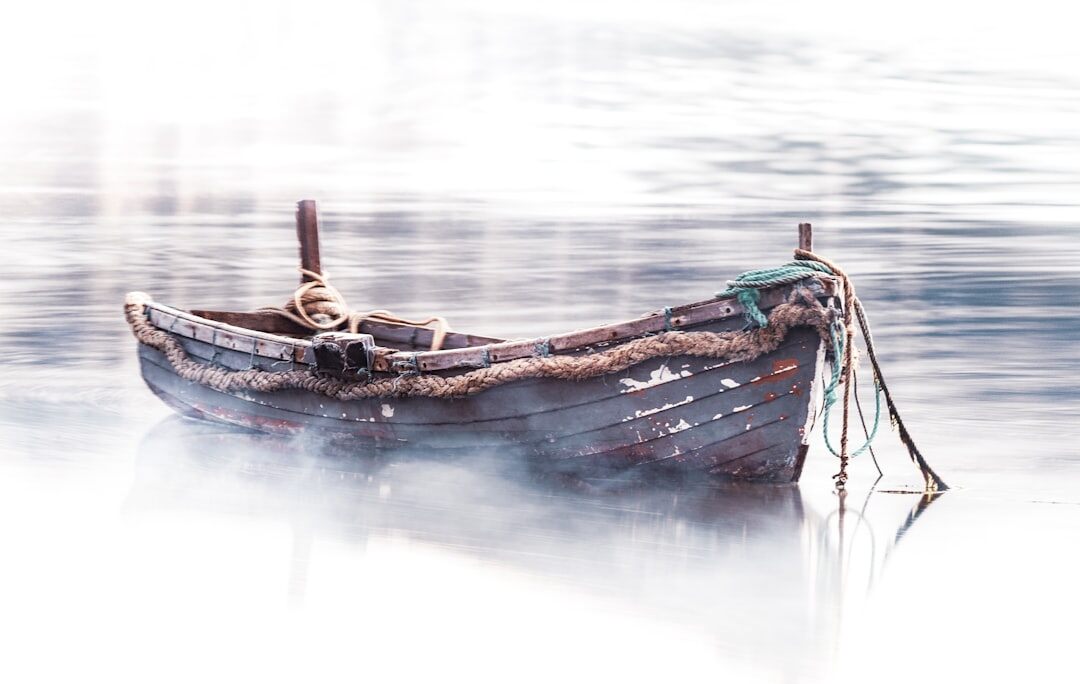 ghost ship at sea